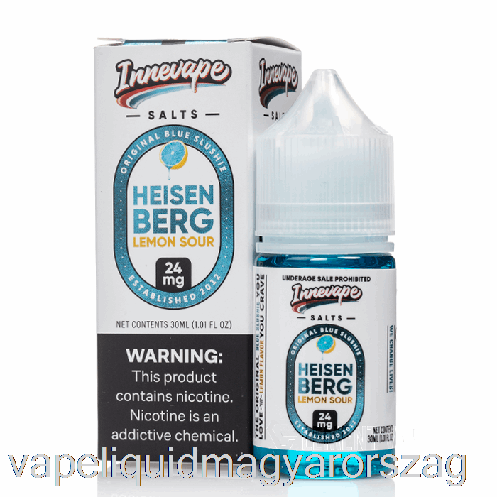 Heisenberg Citrom Savanyú - Innevape Só - 30 Ml 24 Mg Vape E Cigi
